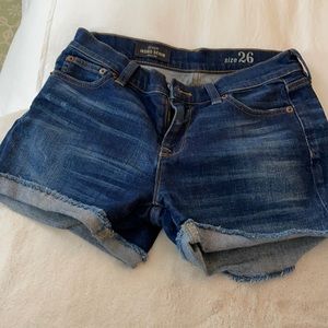 Jcrew indigo shorts